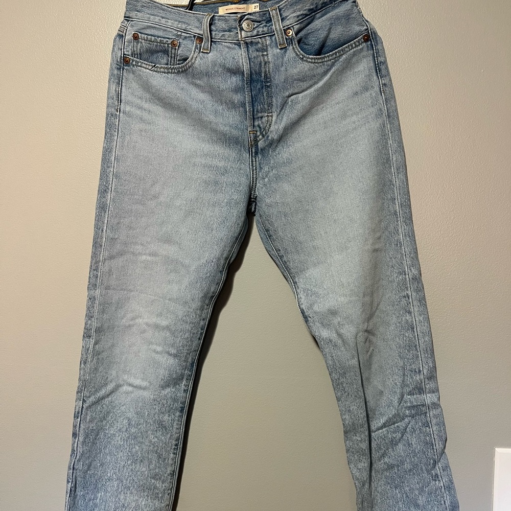 Levi's Women's Straight Leg Jeans - Light Blue